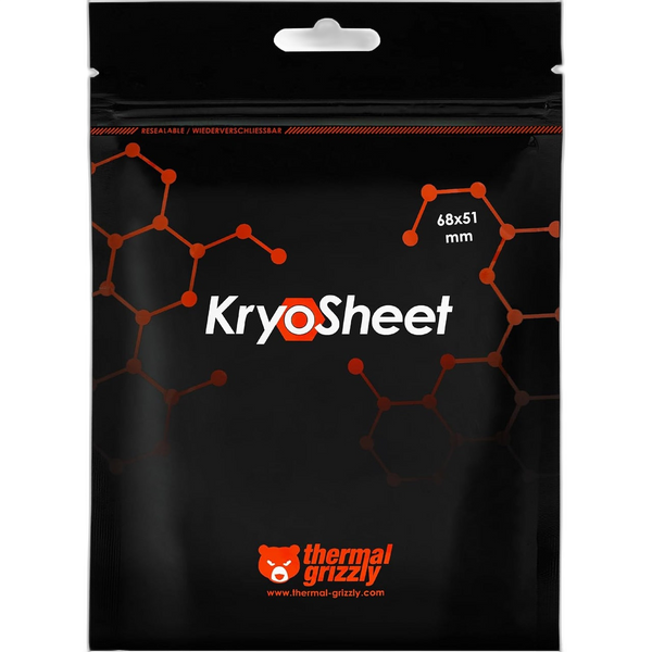 Thermal Grizzly Kryosheet · Pad Térmico de Grafeno 68 × 51 mm