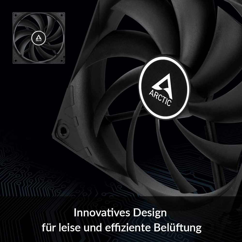 Arctic - Ventilador Bionix F12 PWM PST (Black) - 5 PACK