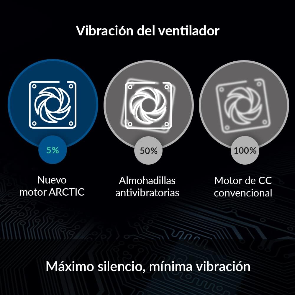 Arctic - Ventilador Bionix F120 PWM PST (Gray/White)