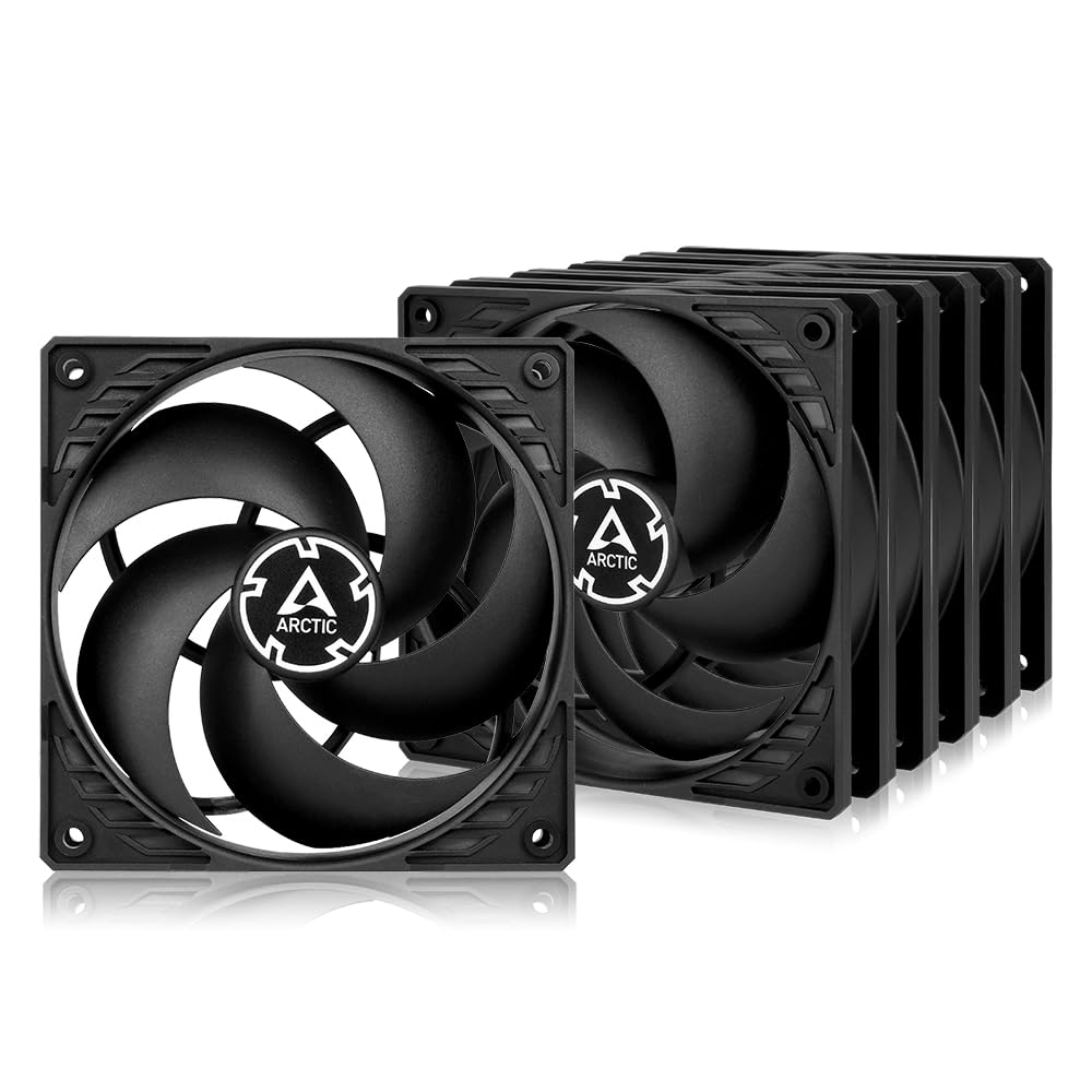 Arctic - Ventilador Bionix P12 MAX (Black) PWM - 5 PACK