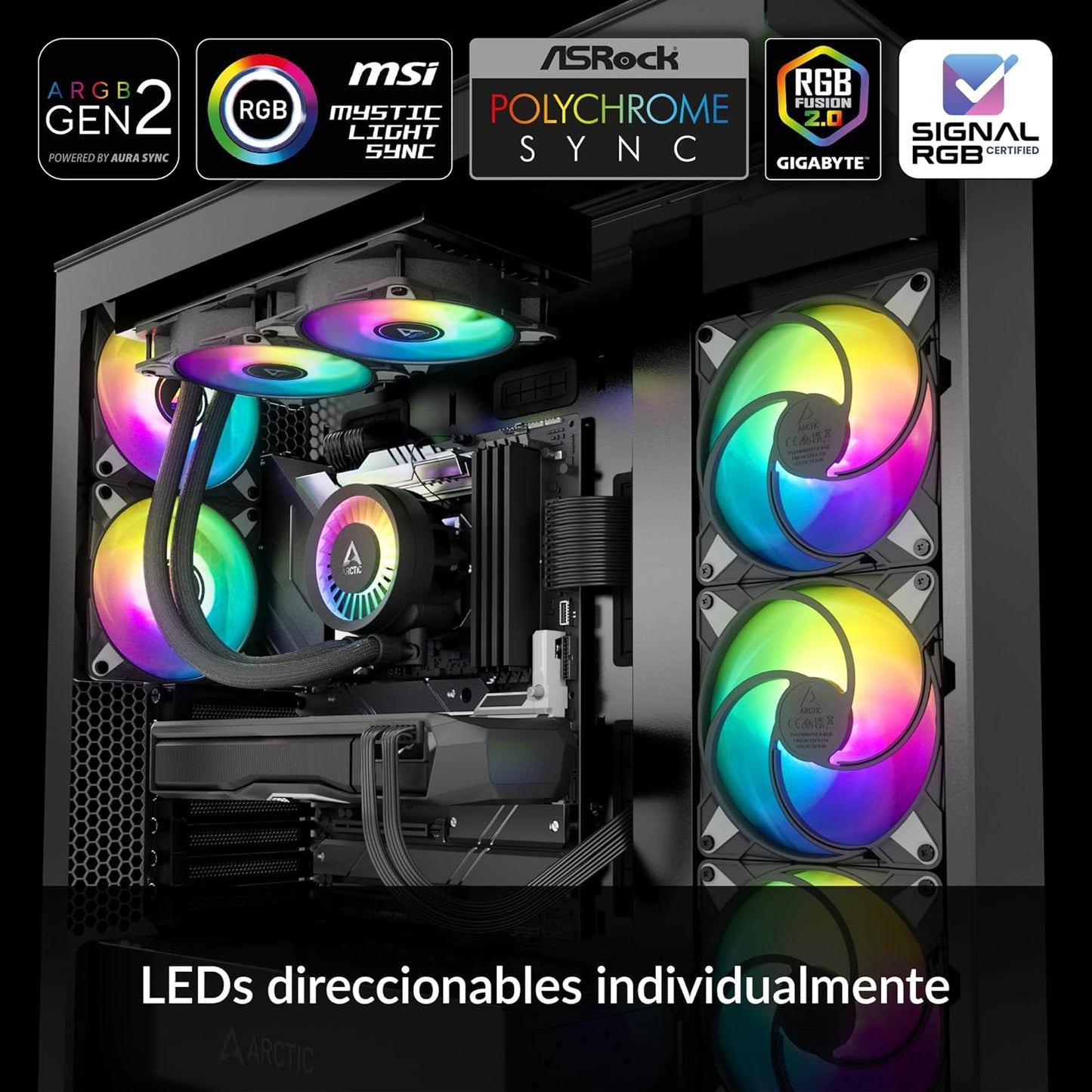 ARCTIC DISIPADOR LIQUIDO LIQUID FREEZER III - 240 A-RGB BLACK