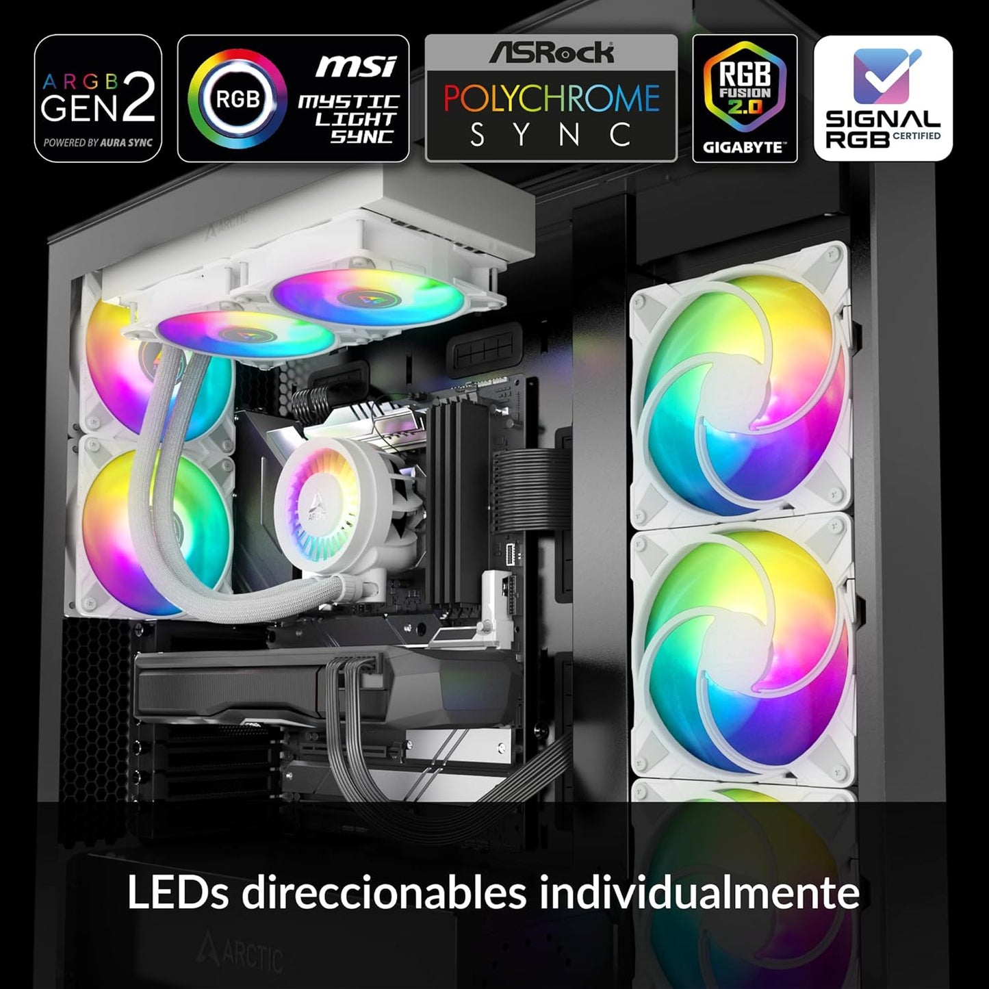 Arctic - Disipador Liquido Liquid Freezer lll - 240 A-RGB White