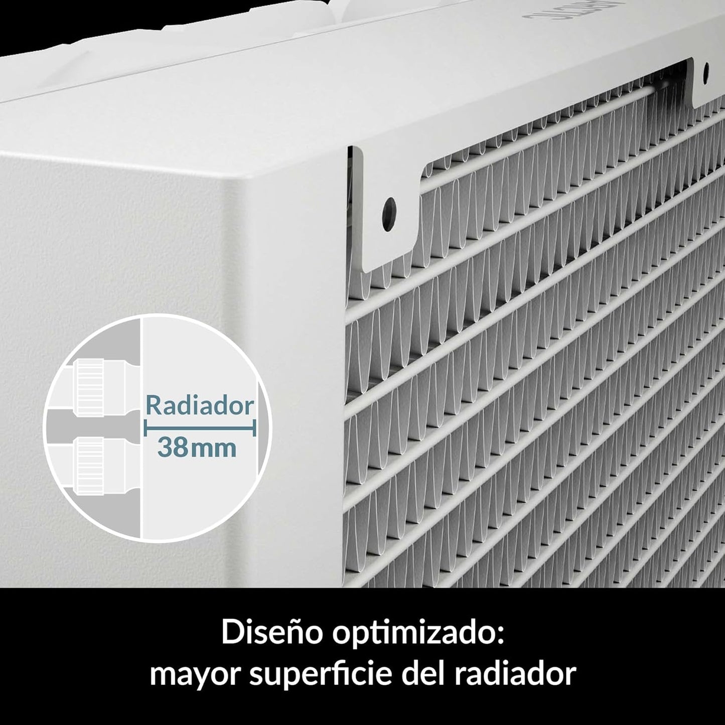 ARCTIC Liquid Freezer III 420 A-RGB Liquido Disipa Amd-intel (Blanco)