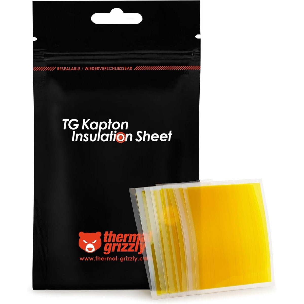 Thermal Grizzly Kapton Insulation Sheet · Hoja Aislante