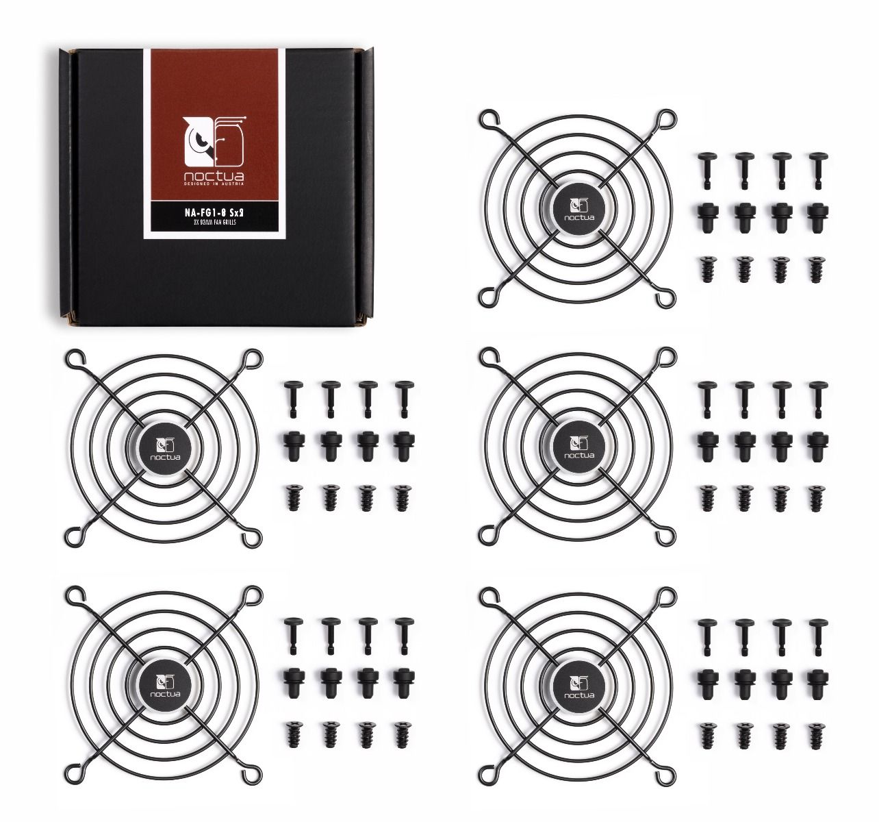 NOCTUA REJILLA PARA VENTILADOR NA-FG1-8 Sx2 80 mm