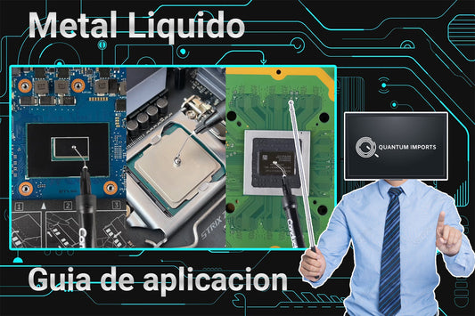 Metal Liquido - Aplicación de CONDUCTONAUT Thermal Grizzly