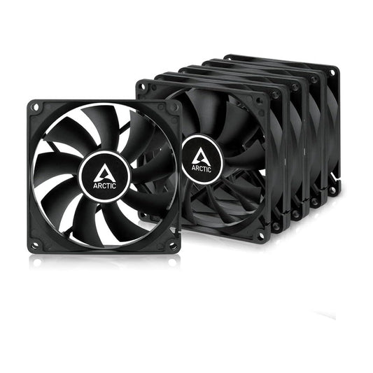 Arctic Ventilador F9 (Black) - 5 Pack