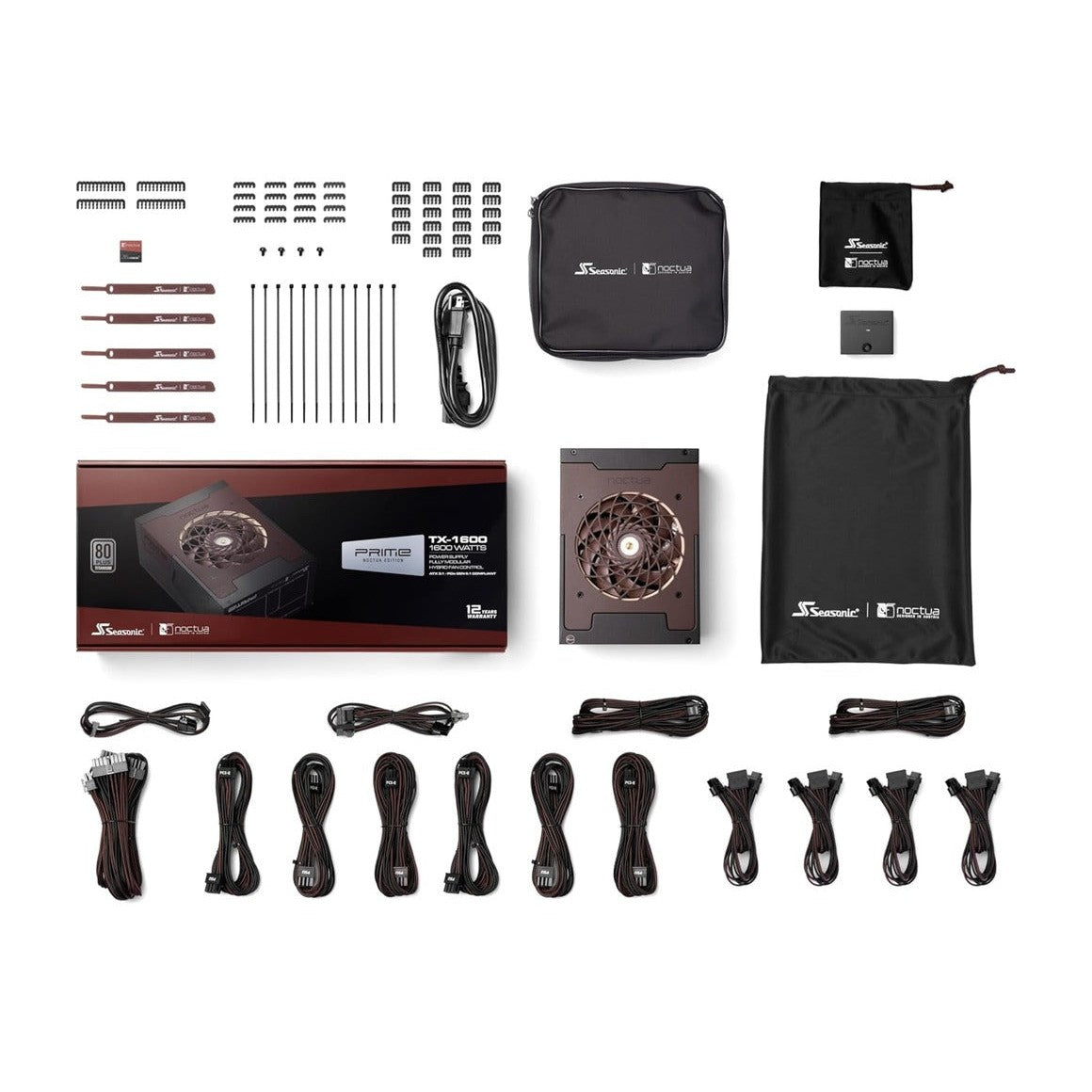 Fuente de Poder Seasonic Prime Tx-1600 Noctua Edition · 1600 w