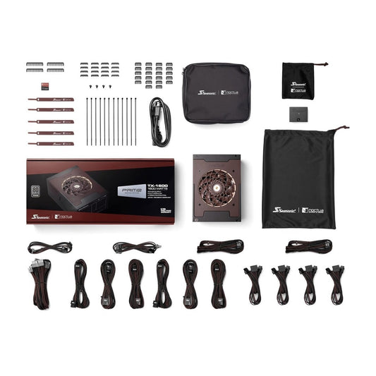 Fuente de Poder Seasonic Prime Tx-1600 Noctua Edition · 1600 w