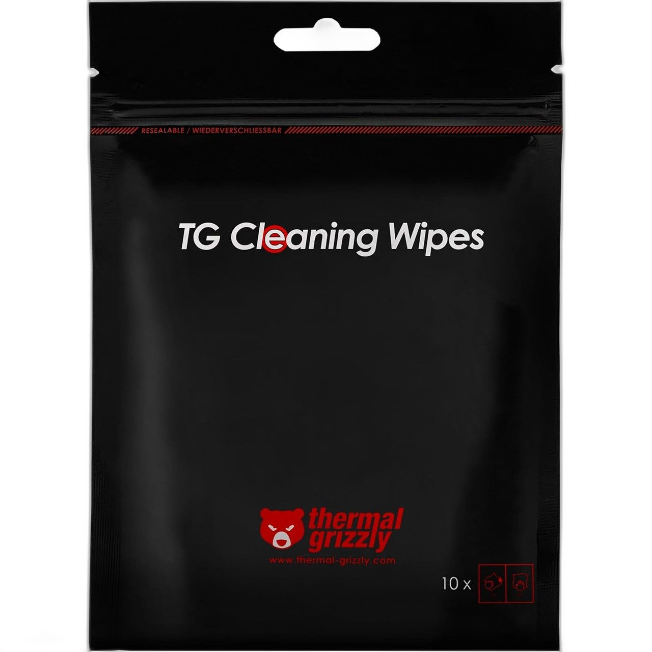 Thermal Grizzly Cleaning Wipes · Toallitas Limpiadoras