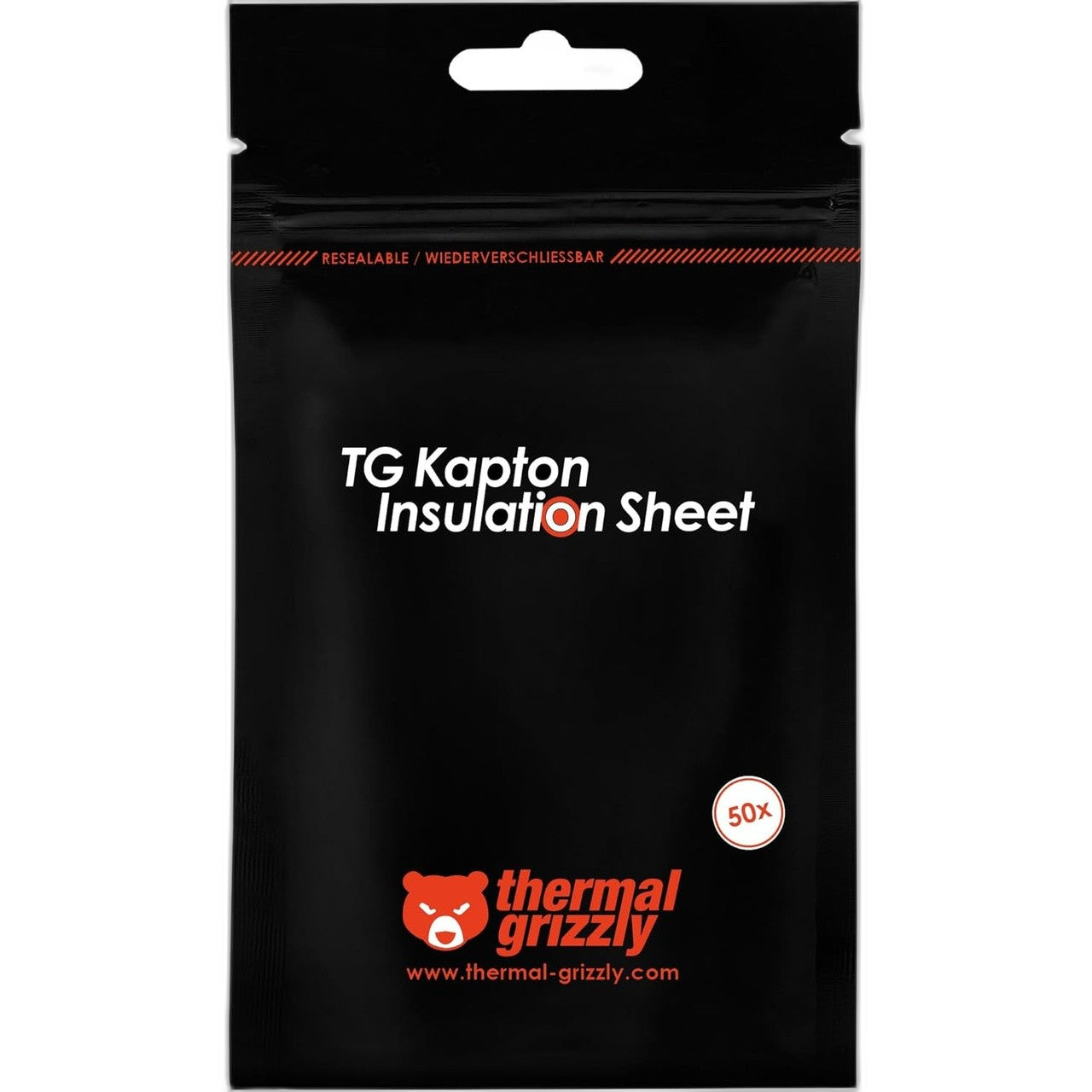 Thermal Grizzly Kapton Insulation Sheet · Hoja Aislante