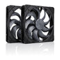 Noctua NF-A14x25 G2 PWM SX2-Pp CH.BK · Ventilador 140 mm