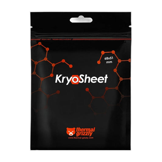 Thermal Grizzly Kryosheet · Pad Térmico de Grafeno 68 × 51 mm