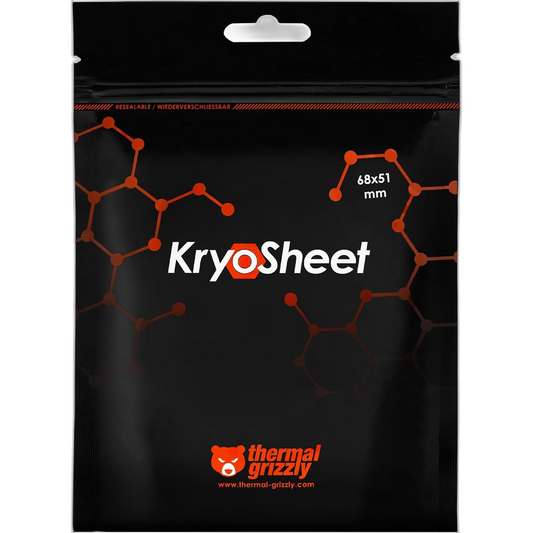 Thermal Grizzly Kryosheet · Pad Térmico de Grafeno 68 × 51 mm