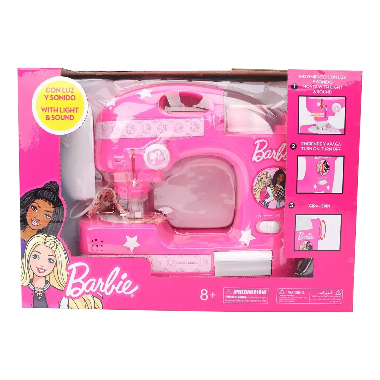Barbie Máquina de Coser de Juguete · con Luz y Sonido
