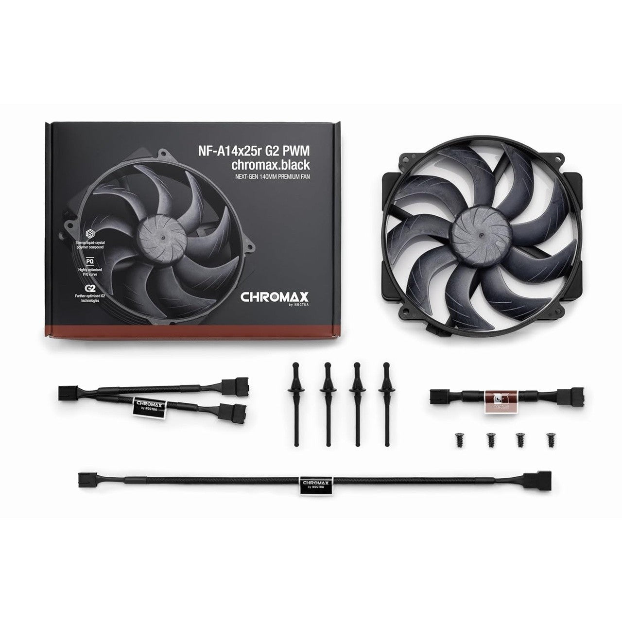 Noctua NF-A14x25r G2 PWM · Ventilador 140 mm