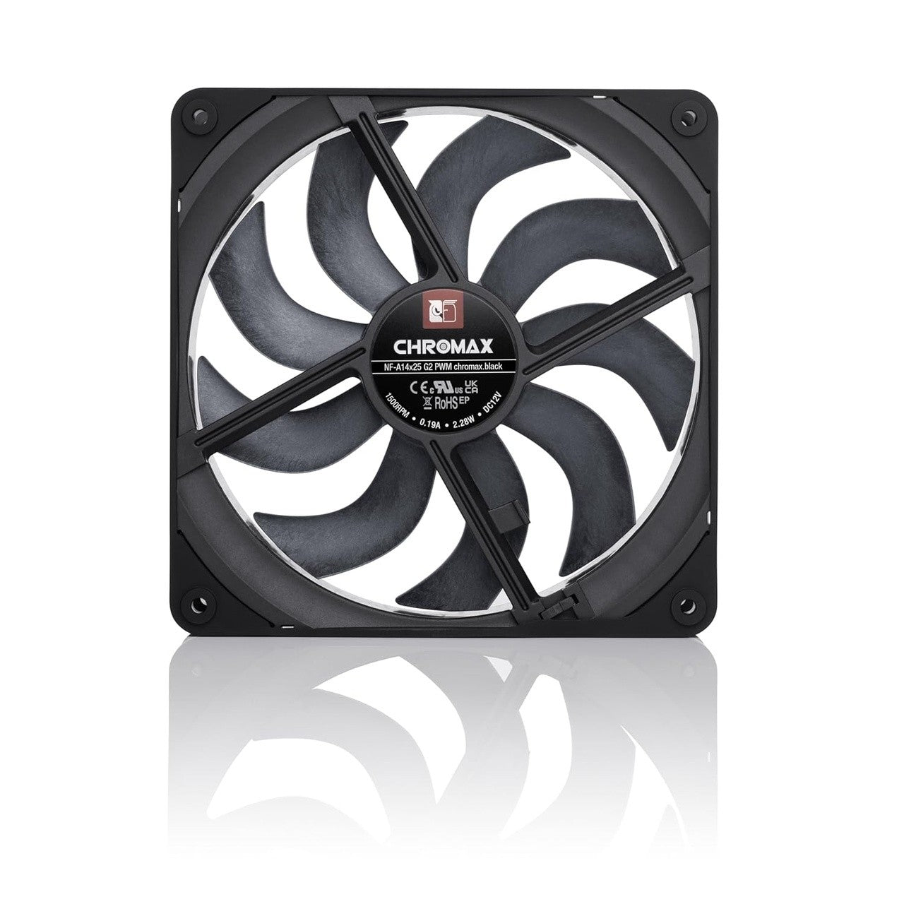 Noctua NF-A14x25 G2 PWM CH.BK · Ventilador 140 mm