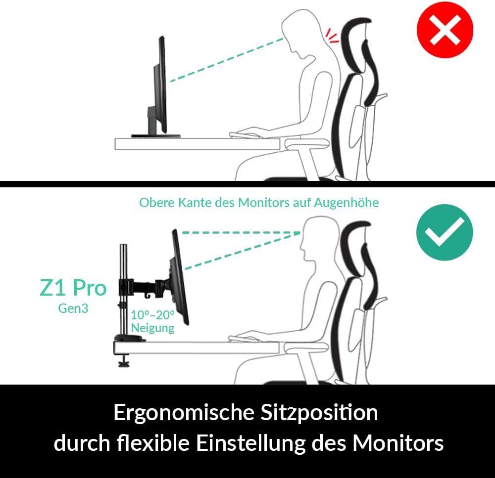 Arctic - Soporte TV Z1 Pro Gen 3 (MATT BLACK COATING)