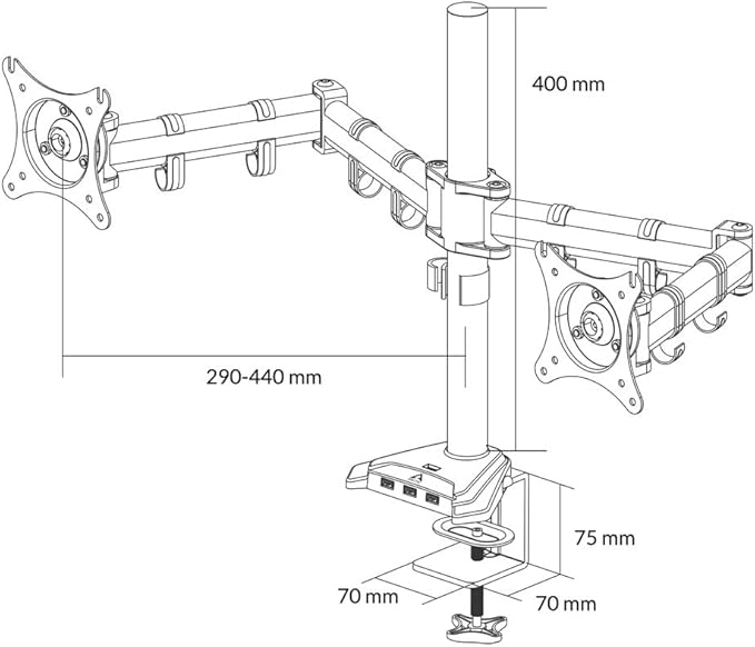 Arctic - Soporte TV Z3 Pro Gen 3 (MATT BLACK)