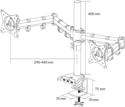 Arctic - Soporte TV Z3 Pro Gen 3 (MATT BLACK)