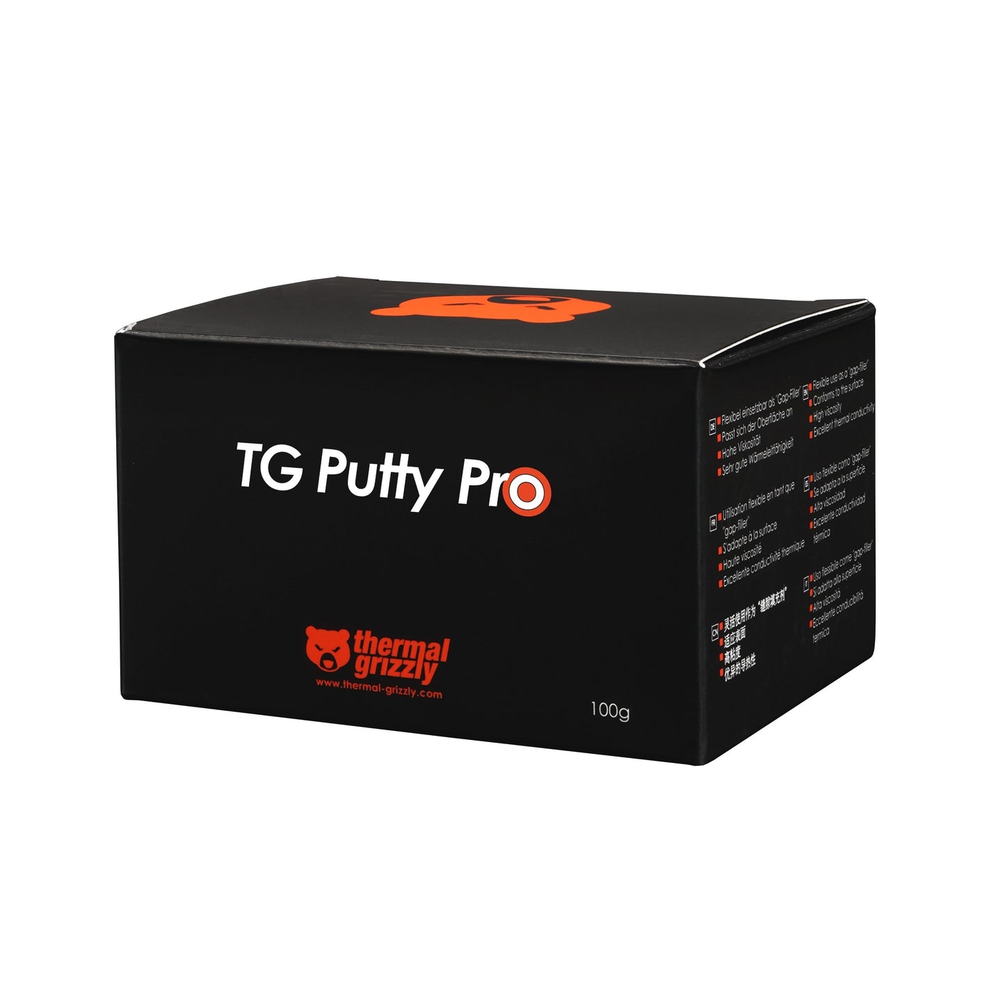 Thermal Grizzly TG Putty PRO -100 Gramos - Masilla Térmica Eléctrica No Conductora de Alto Rendimiento para Aplicaciones de GPU y PCB