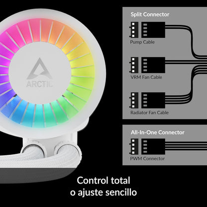 Arctic - Disipador Liquido Liquid Freezer lll - 420 A-RGB White