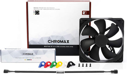 Noctua - Ventilador NF-A14 PWM CHROMAX.BLACK.SWAP