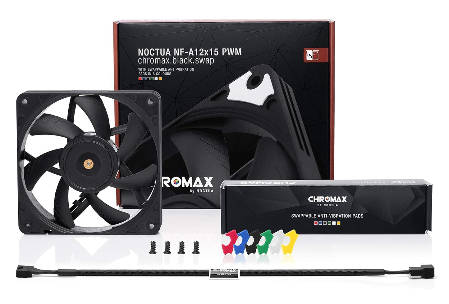 Noctua - Ventilador NF-A12x15 PWM CHROMAX.BLACK