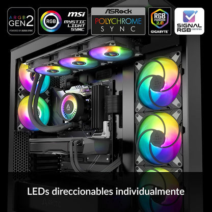 Arctic - Disipador Liquido Liquid Freezer lll - 420 A-RGB Black