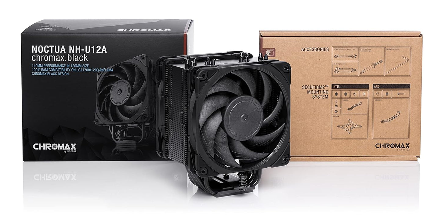 Noctua - Disipador de Aire NH-U12A CHROMAX.BLACK