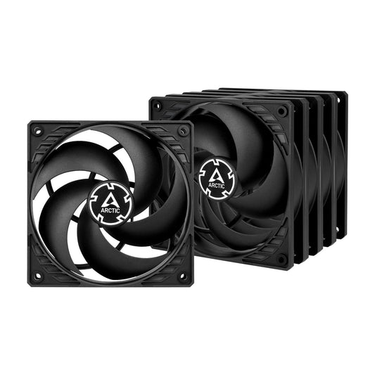 Arctic Ventilador P12 (Black) - 5 Pack