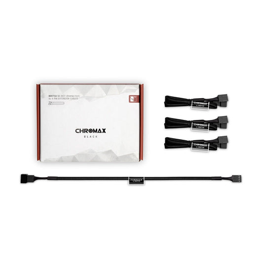 Noctua 4 Cables de Extensión NA-SEC1 CH.BK