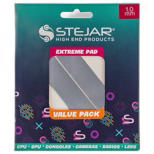 Stejar Thermal PAD 120X20X3.0MM 12.8 W/MK Extreme Alto Rendimiento Value Pack