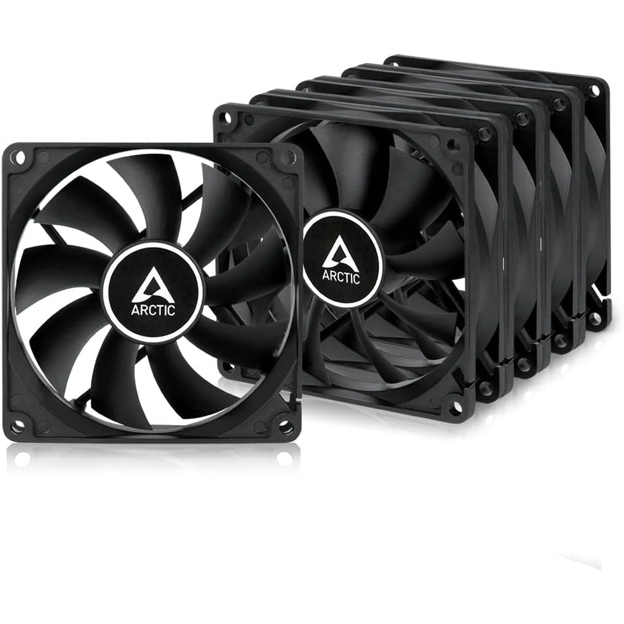 Arctic Ventilador F9 (Black) - 5 Pack
