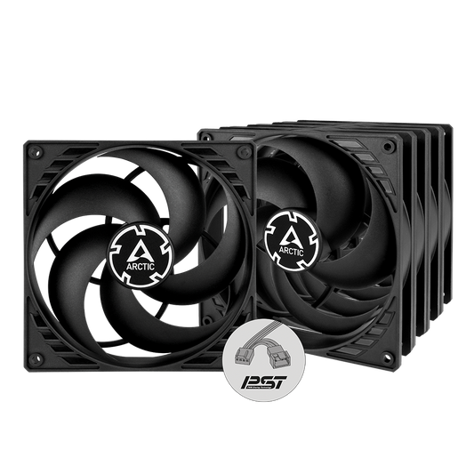 Arctic P14 · Ventilador 140 mm PWM PST (Negro, 5-Pack)