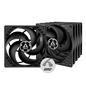 Arctic P14 · Ventilador 140 mm PWM PST (Negro, 5-Pack)