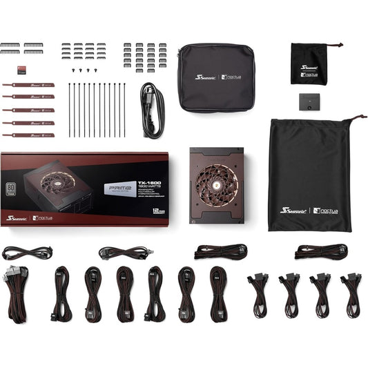 Fuente de Poder Seasonic Prime Tx-1600 Noctua Edition · 1600 w