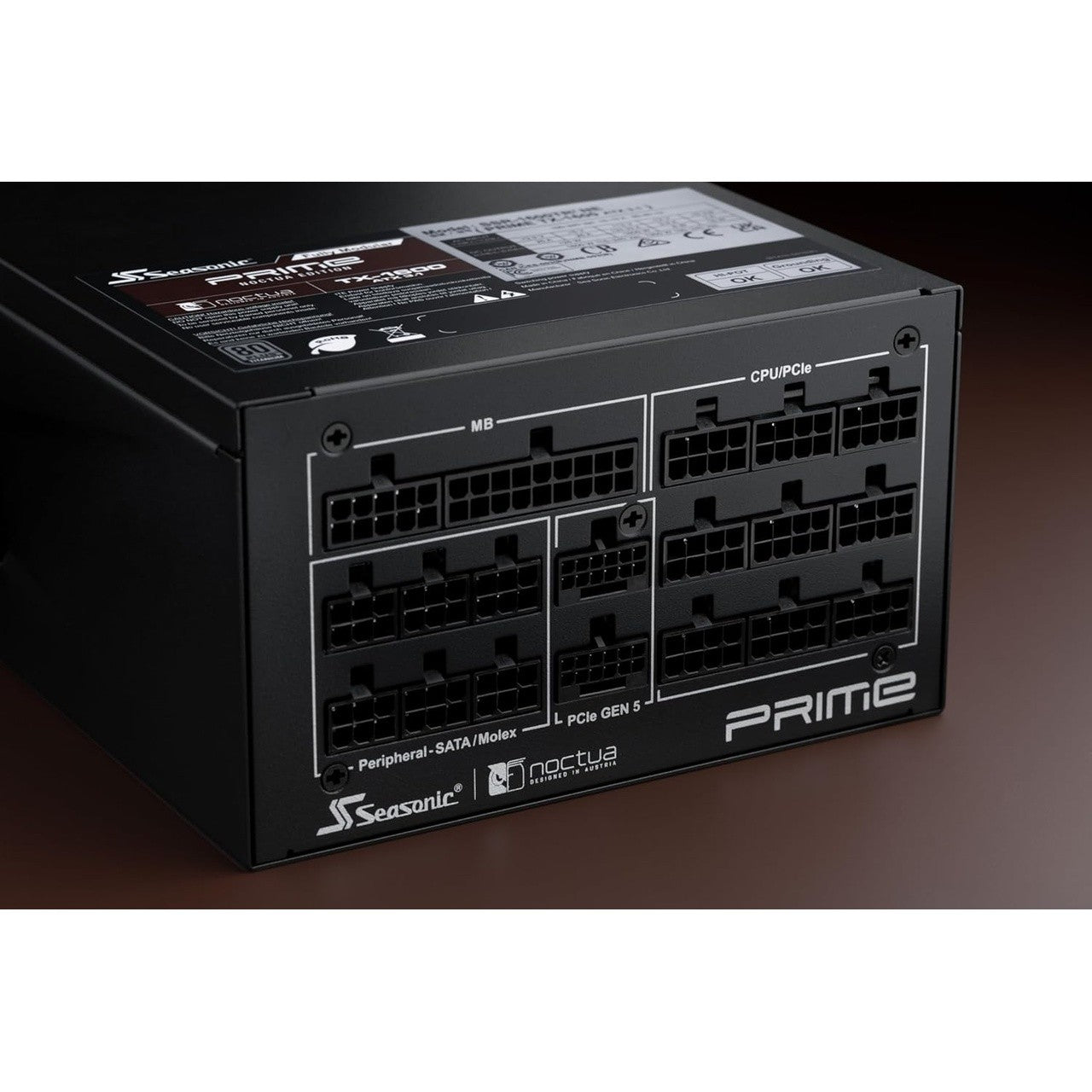 Fuente de Poder Seasonic Prime Tx-1600 Noctua Edition · 1600 w