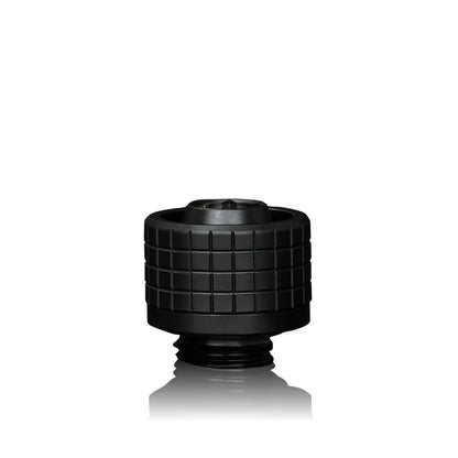 Thermal Grizzly DeltaMate Fitting ST16 Negro — Conector para tubo blando (soft-tube) 16/10 mm, rosca G1/4"
