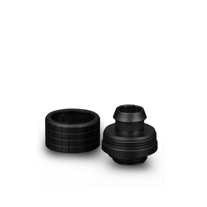 Thermal Grizzly DeltaMate Fitting ST16 Negro — Conector para tubo blando (soft-tube) 16/10 mm, rosca G1/4"