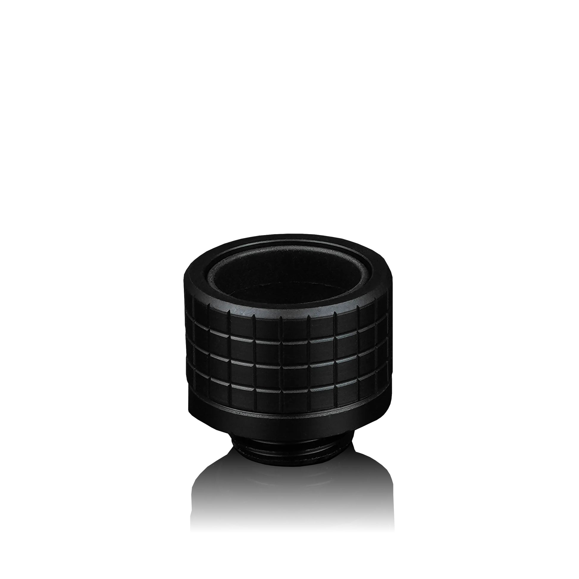 Thermal Grizzly DeltaMate Fitting HT16 Negro — Conector para tubo rígido (hard-tube) 16 mm, rosca G1/4"
