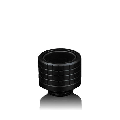 Thermal Grizzly DeltaMate Fitting HT16 Negro — Conector para tubo rígido (hard-tube) 16 mm, rosca G1/4"