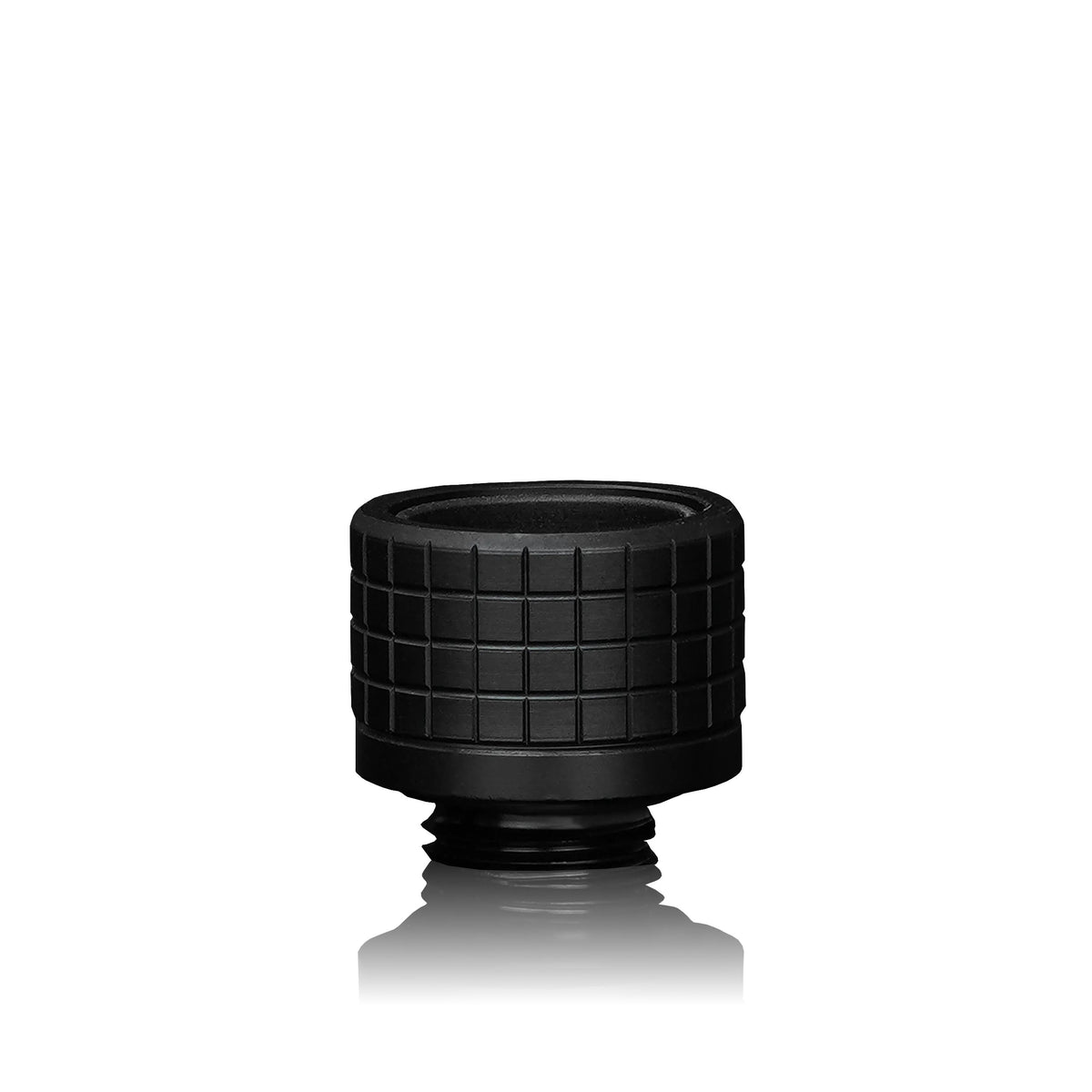 Thermal Grizzly DeltaMate Fitting HT16 Negro — Conector para tubo rígido (hard-tube) 16 mm, rosca G1/4"