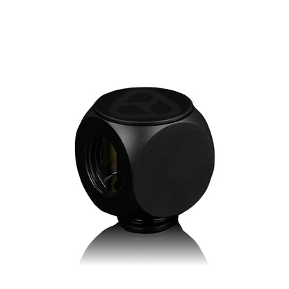 Thermal Grizzly DeltaMate Rotary - Adaptador Rotativo en T, Negro (G1/4")