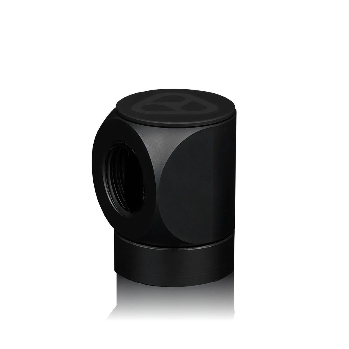 Thermal Grizzly DeltaMate Rotary - Adaptador Rotativo FF90° (hembra-hembra 90°), Negro (G1/4")