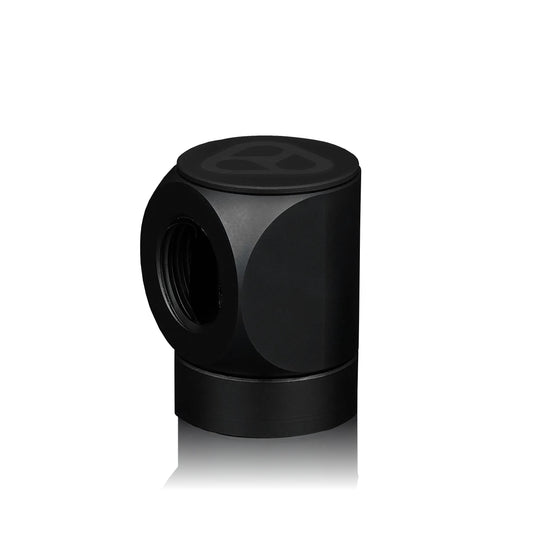 Thermal Grizzly DeltaMate Rotary - Adaptador Rotativo FF90° (hembra-hembra 90°), Negro (G1/4")