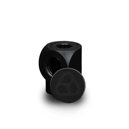 Thermal Grizzly DeltaMate Rotary - Adaptador Rotativo FF90° (hembra-hembra 90°), Negro (G1/4")