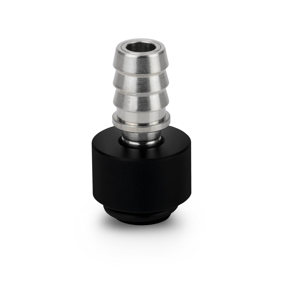 Thermal Grizzly DeltaMate Drain Valve Negro — Válvula de drenaje G1/4" con conector rápido de 10 mm