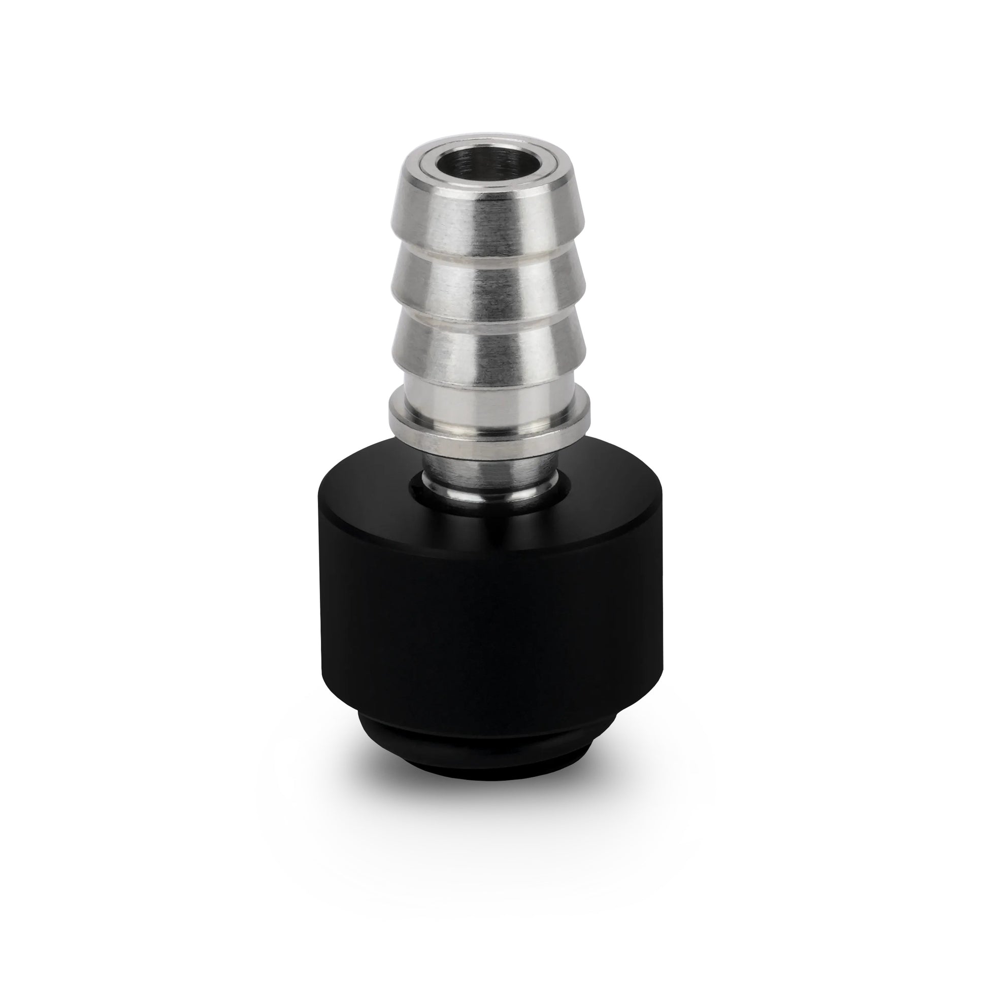 Thermal Grizzly DeltaMate Drain Valve Negro — Válvula de drenaje G1/4" con conector rápido de 10 mm