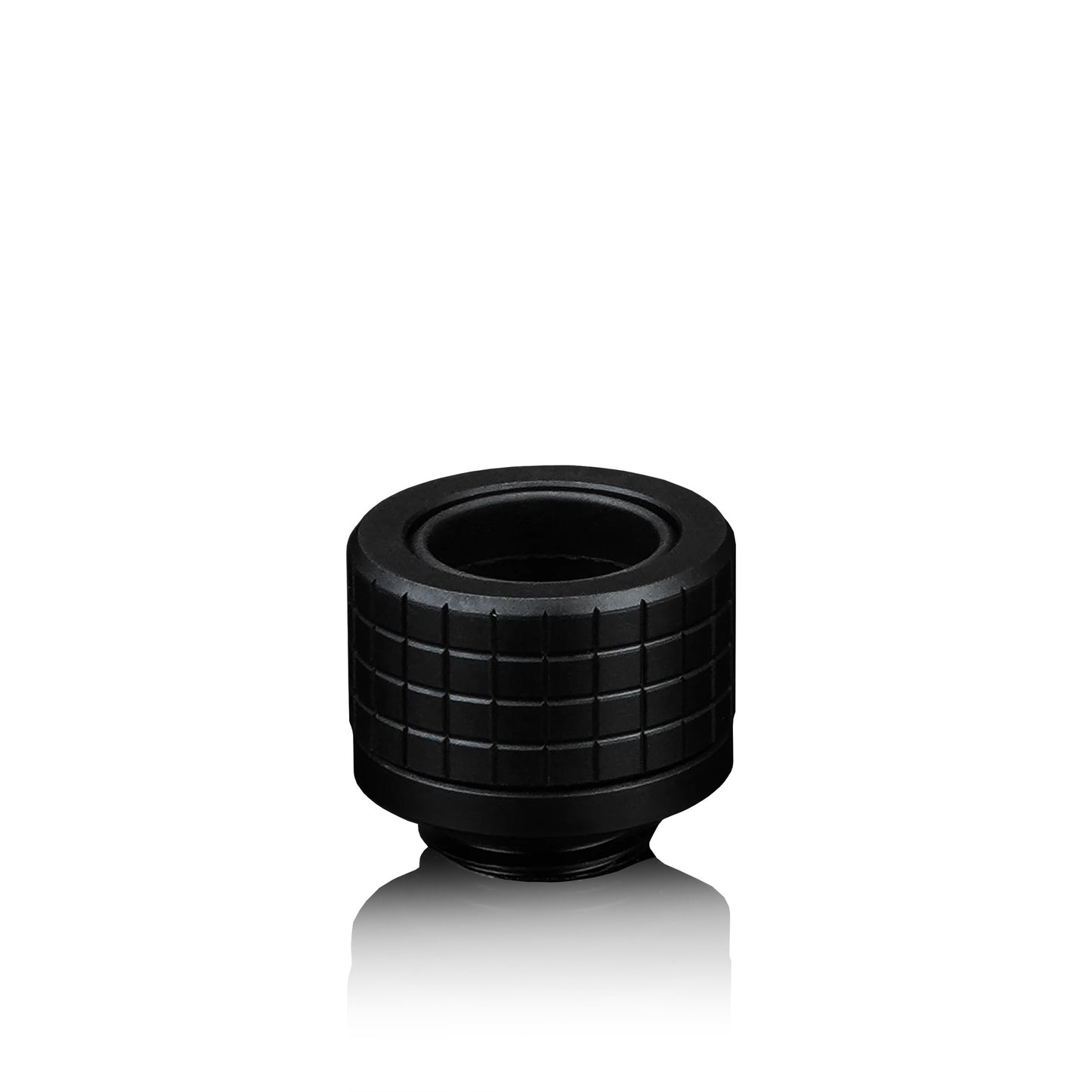 Thermal Grizzly DeltaMate Fitting HT14 Negro — Conector para tubo rígido (hard-tube) 14 mm, rosca G1/4"